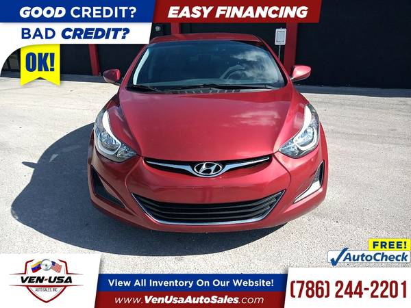 2016 Hyundai Elantra SESedan 6A 6 A 6-A (US) FOR ONLY 219/mo! for sale in Miami, FL – photo 13
