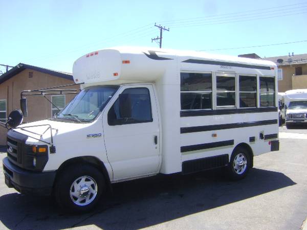 08 Ford E350 15-Passenger School Bus Cargo RV Camper Van 1 Owner for sale in Corona, CA – photo 4