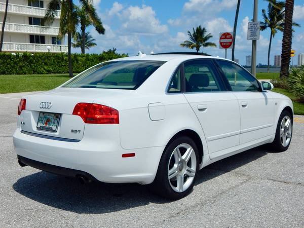 2007 AUDI A4 2.0L TURBO AUTO WHITE ON BEIGE CLEAN TITLE LOW MILES NICE for sale in LAKE PATK, FL – photo 3