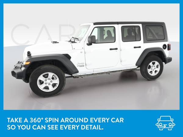2018 Jeep Wrangler Unlimited All New Sport SUV 4D suv White for sale in Flint, MI – photo 3