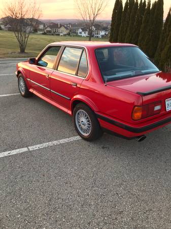 1990 Bmw 325ix 5-speed manual sedan red e30 - cars & trucks - by... for sale in Oregon, WI – photo 11
