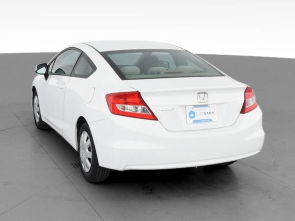 2012 Honda Civic LX Coupe 2D coupe White - FINANCE ONLINE - cars &... for sale in irving, TX – photo 8