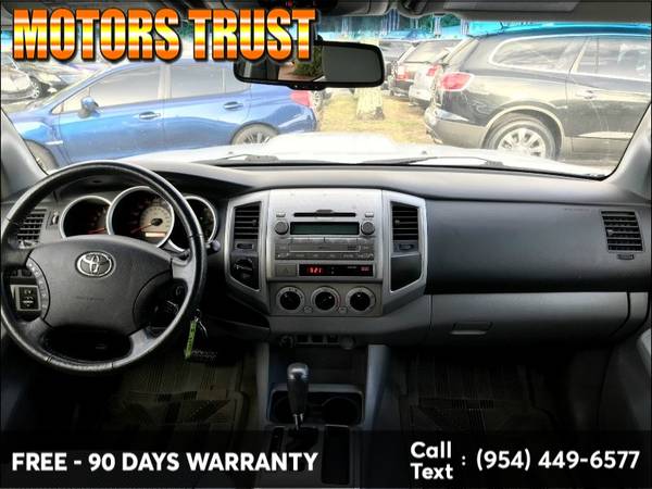2010 Toyota Tacoma 4WD DoubleCab V6 Auto 90 Days Car Warranty for sale in Miami, FL – photo 11