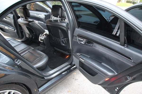 2011 MERCEDES S63 AMG MAGNETITE BLK OVER BLK RED STITCH PIANO BLK... for sale in Brooklyn, NY – photo 13