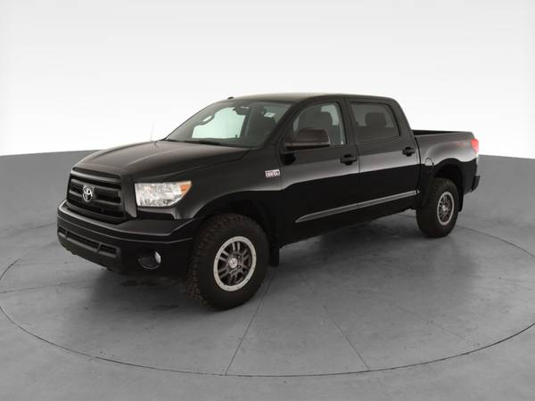 2012 Toyota Tundra CrewMax Pickup 4D 5 1/2 ft pickup Black - FINANCE... for sale in Washington, District Of Columbia – photo 3