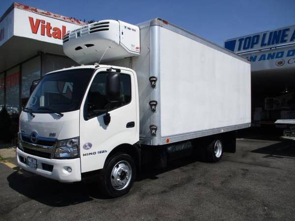 2014 Hino 195 18 REEFER BOX TRUCK ** HYBRID ** - cars & trucks - by... for sale in south amboy, NJ – photo 3