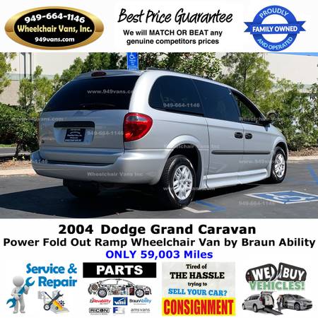 2004 Dodge Grand Caravan Power Ramp Side Loading Wheelchair Van for sale in Laguna Hills, CA – photo 8