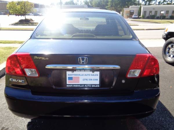 2003 Honda Civic EX Sedan 4-spd AT for sale in Martinsville, VA – photo 5