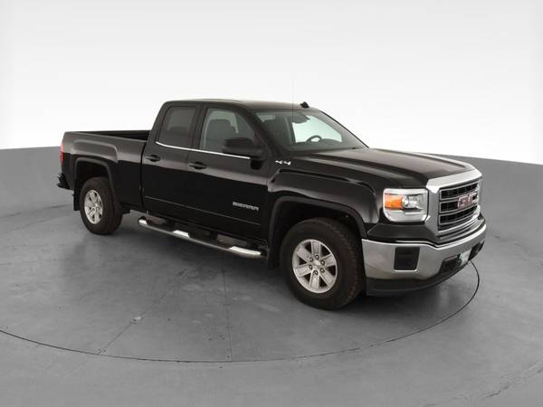 2014 GMC Sierra 1500 Double Cab SLE Pickup 4D 6 1/2 ft pickup Black... for sale in Albany, NY – photo 15