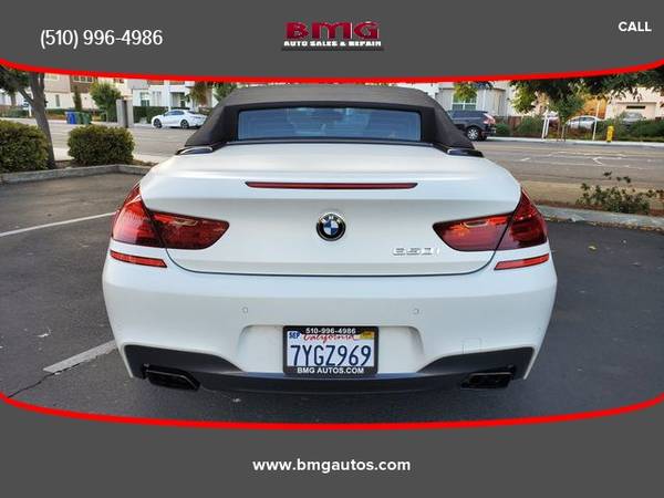 2014 BMW 6 Series 650i Frozen Brilliant White Edition Convertible 2D... for sale in Fremont, CA – photo 5