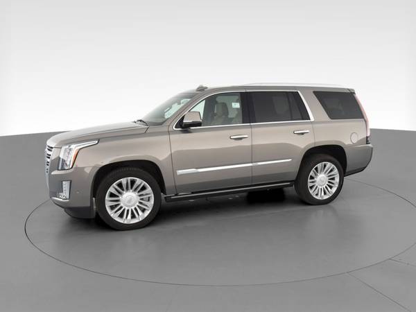 2017 Caddy Cadillac Escalade Platinum Sport Utility 4D suv Gold - -... for sale in Long Beach, CA – photo 4