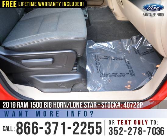*** 2019 RAM 1500 BIG HORN/LONE STAR *** Bedliner - Push to Start -... for sale in Alachua, FL – photo 21