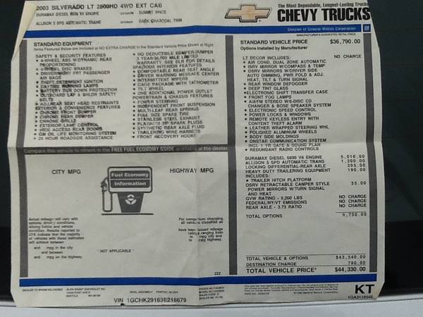 2003 Chevy Silverado 4x4 duramax for sale in Portland, OR – photo 9
