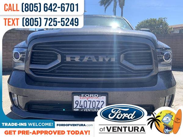 587/mo - 2018 Ram 1500 Sport - - by dealer - vehicle for sale in Ventura, CA – photo 2