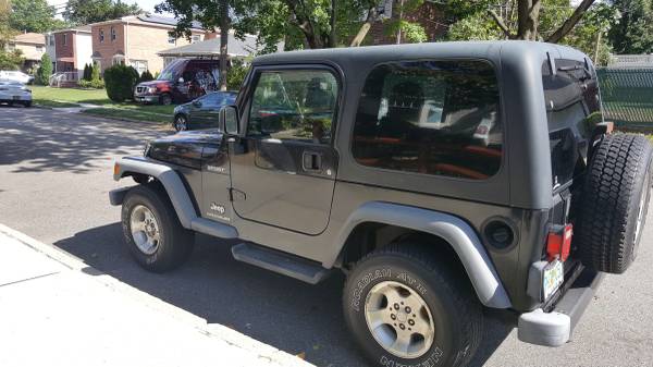 2003 jeep wrangler sport black/black 1owner.excellent condition for sale in Roslyn Heights, NY – photo 14