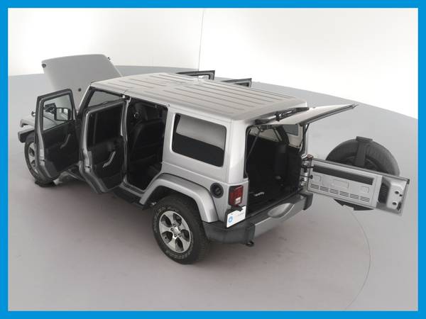 2017 Jeep Wrangler Unlimited Sahara Sport Utility 4D suv Silver for sale in Pocono Pines, PA – photo 17