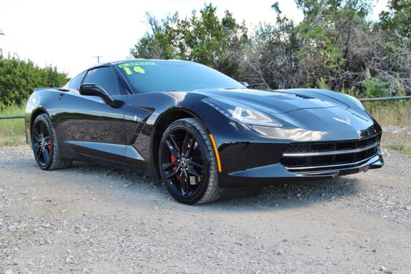 2014 CHEVROLET CORVETTE Z51 - 7 SPEED MANUAL - LOW MILES - BLK ON BLK! for sale in Liberty Hill, TX – photo 15