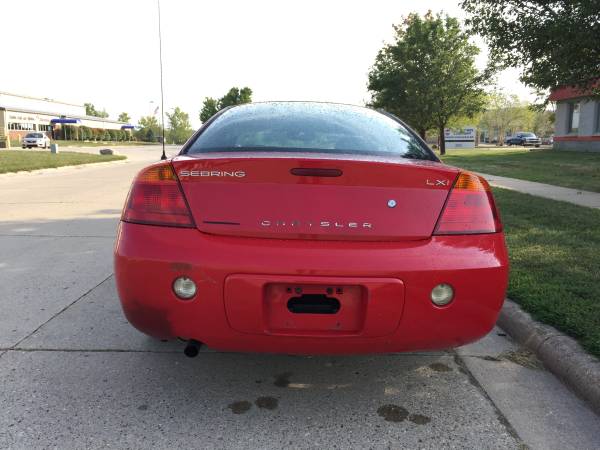 2002 Chrysler Sebring LXI V6 Coupe -Only 112K -SUPER CLEAN -OBO for sale in Lafayette, IN – photo 7