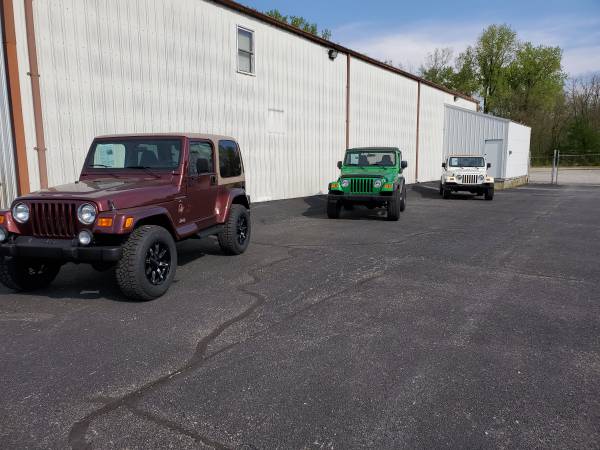 1998 thru 2006 Tj wranglers - - by dealer - vehicle for sale in Evansville, IL – photo 9