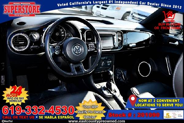 2012 VOLKSWAGEN BEETLE 2.5L HATCHBACK-EZ FINANCING-LOW DOWN! - cars... for sale in El Cajon, CA – photo 16