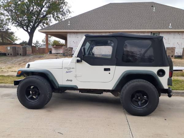 1997 Jeep Wrangler SportV 6 Straight 6 Manual Trans Clean Title -... for sale in Carrollton, TX – photo 8