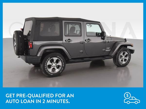 2017 Jeep Wrangler Unlimited Sahara Sport Utility 4D suv Gray for sale in Chicago, IL – photo 9