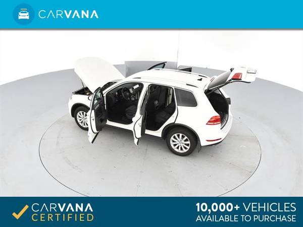 2012 VW Volkswagen Touareg VR6 Lux Sport Utility 4D suv WHITE - for sale in Inwood, NY – photo 13