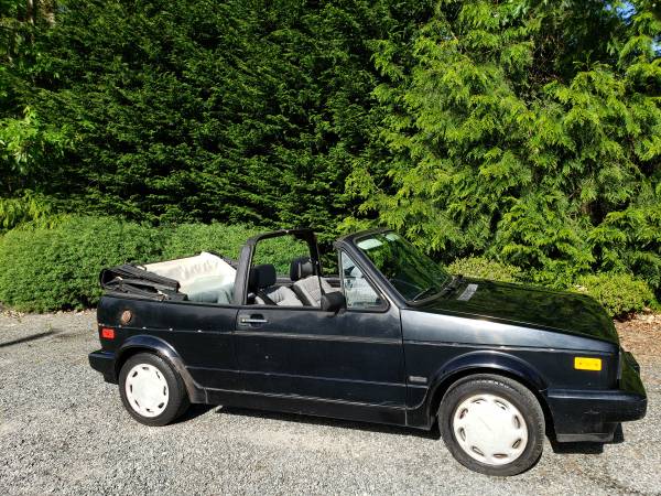 1989 VW Cabriolet 164K original miles Runs Strong - cars & for sale in Snohomish, WA