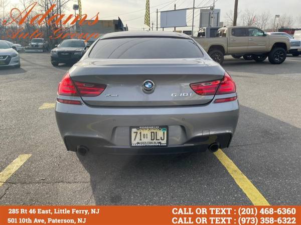 2016 BMW 6 Series 4dr Sdn 640i xDrive AWD Gran Coupe Buy Here Pay for sale in Little Ferry, NY – photo 3