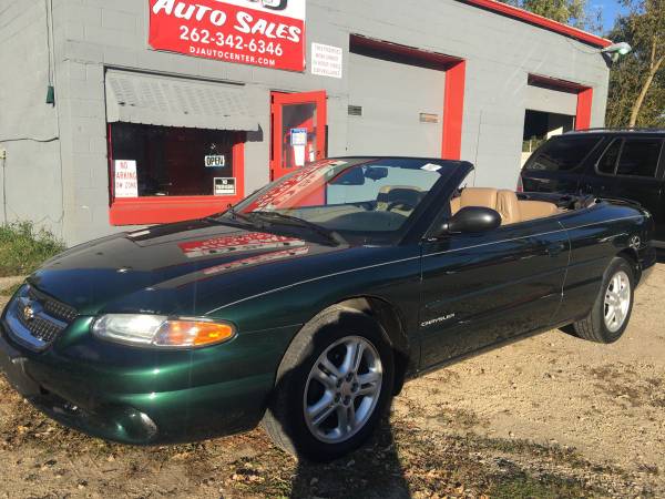 1996 Chrysler Sebring Convertible 40,600 Miles - cars & trucks - by... for sale in Avalon, WI – photo 3
