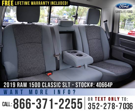 *** 2019 RAM 1500 CLASSIC SLT 4WD *** Camera - Flex Fuel - Bluetooth... for sale in Alachua, FL – photo 19