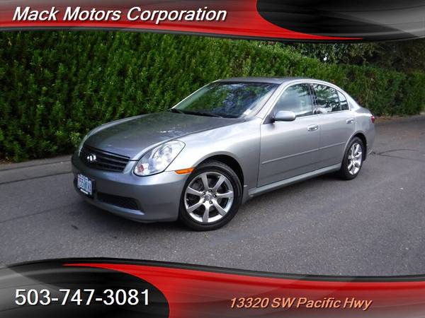 2006 Infiniti G35x 76K Low Miles Heated Leather Seated Moon Roof AWD for sale in Tigard, OR – photo 2
