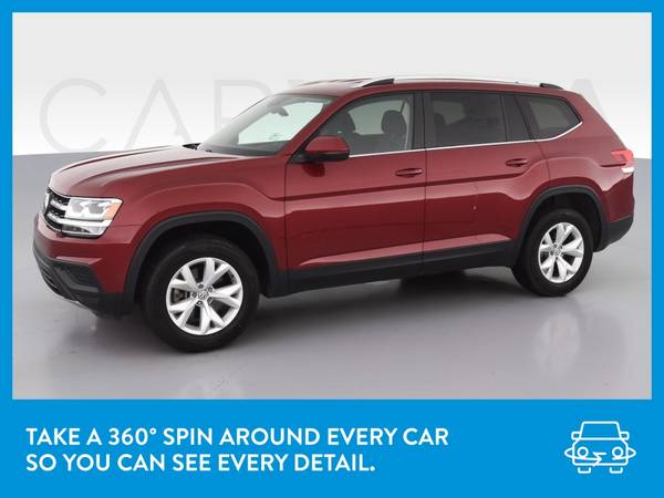 2019 VW Volkswagen Atlas S 4Motion Sport Utility 4D suv Red for sale in Indianapolis, IN – photo 3