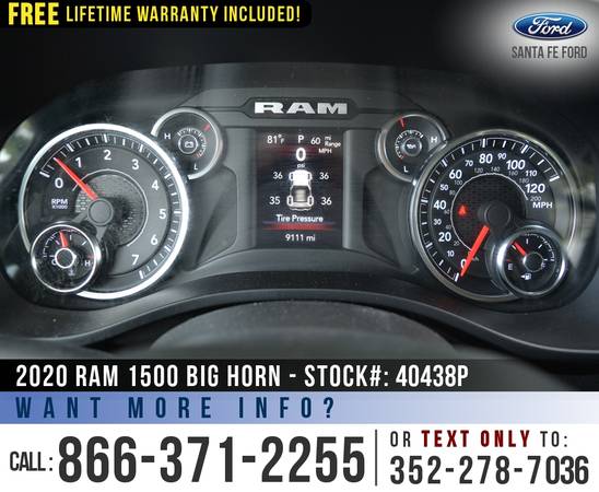 2020 RAM 1500 BIG HORN 4WD Camera, Cruise, Homelink - cars & for sale in Alachua, FL – photo 11
