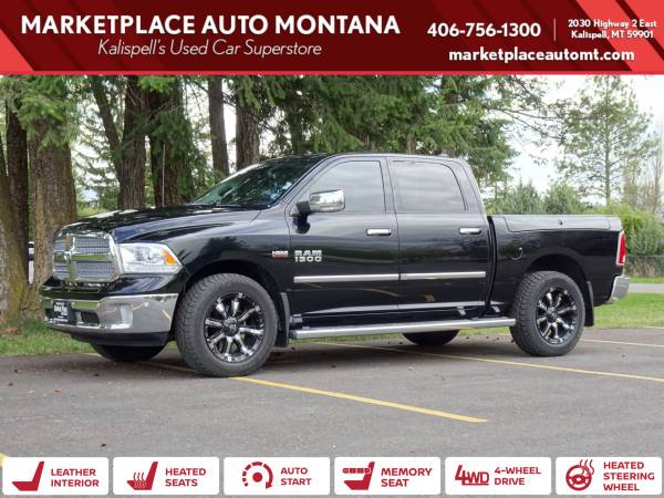 2014 RAM 1500 CREW CAB 4x4 4WD Truck Dodge LARAMIE LIMITED PICKUP 4D for sale in Kalispell, MT – photo 13