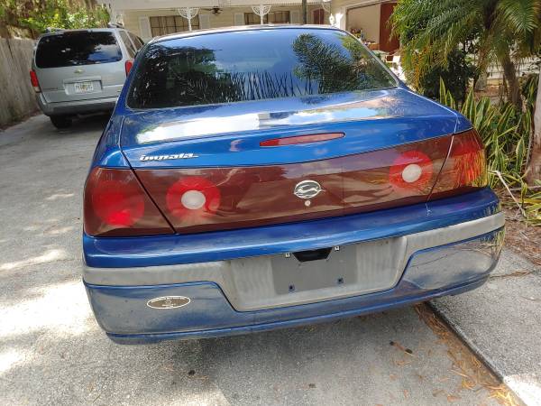 2003 Chevy Impala 90k actual V6 to Florida owners no accidents for sale in Palm Harbor, FL – photo 3