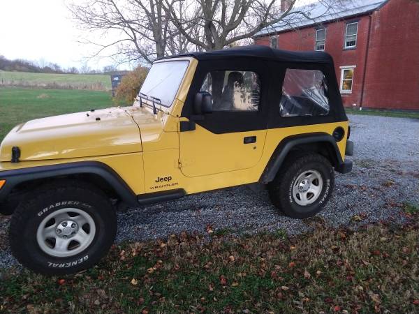 2004 Yellow Wrangler - cars & trucks - by owner - vehicle automotive... for sale in Boonsboro, MD – photo 6