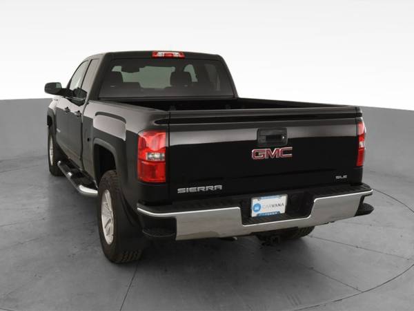 2014 GMC Sierra 1500 Double Cab SLE Pickup 4D 6 1/2 ft pickup Black... for sale in Albany, NY – photo 8