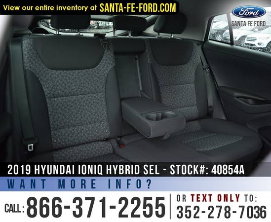 2019 Hyundai Ioniq Hybrid SEL Camera - Cruise - Push To for sale in Alachua, FL – photo 21