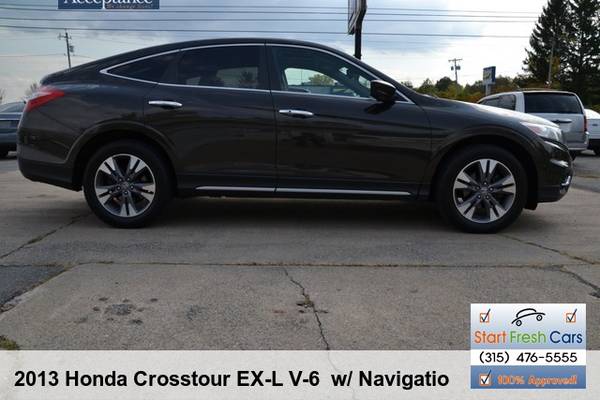 4WD*2013 HONDA CROSSTOUR EX-L V-6 W/ NAVIGATION - cars & trucks - by... for sale in Syracuse, NY – photo 6