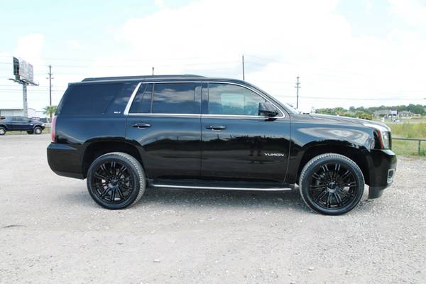 2017 GMC YUKON SLT 4X4 - LOADED - 22s - BLK ON BLK - NAV - LOW... for sale in Liberty Hill, IA – photo 13