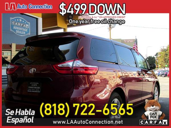 2017 Toyota Sienna L FOR ONLY 281/mo! - - by dealer for sale in Van Nuys, CA – photo 6